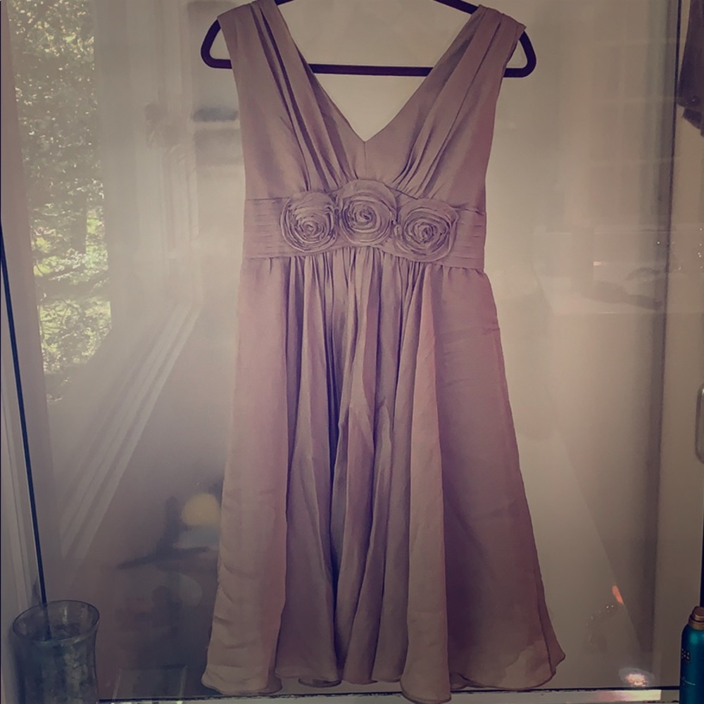 light brown dress
